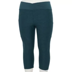 Plus Size Sonoma Goods For Life® Crossover Waist Crop Leggings -Outlet Clothiza Store 5271394 Lost Lagoon