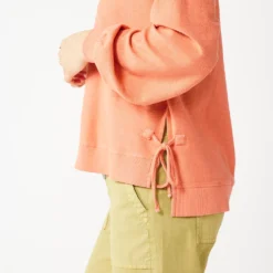 Women's Sonoma Goods For Life® Side Tie Sweatshirt -Outlet Clothiza Store 5271671 ALT5