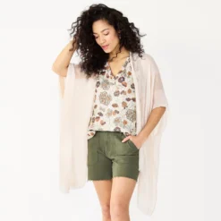 Women's Sonoma Goods For Life® Open Weave Ruana