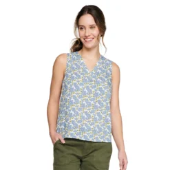Women's Sonoma Goods For Life® V-Neck Tank -Outlet Clothiza Store 5297402 Blue Floral