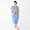Plus Size Sonoma Goods For Life® Button Front Midi Shirt Dress