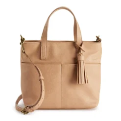 Sonoma Goods For Life® Mini Pocket Tote Bag -Outlet Clothiza Store 5323328 County Beige