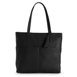 Sonoma Goods For Life® Large Pocket Tote Bag -Outlet Clothiza Store 5323330 Black