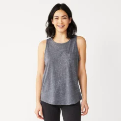 Women's Sonoma Goods For Life® High-Neck Tank -Outlet Clothiza Store 5467284 Gray
