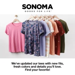 Women's Sonoma Goods For Life® Crewneck Tee -Outlet Clothiza Store 5484998 ALT99