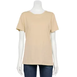 Women's Sonoma Goods For Life® Crewneck Tee -Outlet Clothiza Store 5484998 Beige