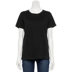 Women's Sonoma Goods For Life® Crewneck Tee -Outlet Clothiza Store 5484998 Black