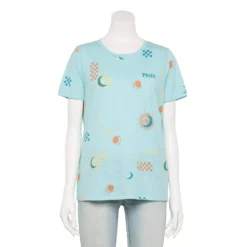 Women's Sonoma Goods For Life® Crewneck Tee -Outlet Clothiza Store 5484998 Blue Suns Moons