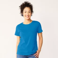 Women's Sonoma Goods For Life® Crewneck Tee -Outlet Clothiza Store 5484998 Blue Teal