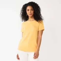 Women's Sonoma Goods For Life® Crewneck Tee -Outlet Clothiza Store 5484998 Orange