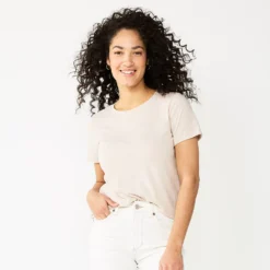 Women's Sonoma Goods For Life® Crewneck Tee -Outlet Clothiza Store 5484998 Taupe