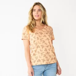 Women's Sonoma Goods For Life® Everyday V-Neck Tee -Outlet Clothiza Store 5485729 Bananas