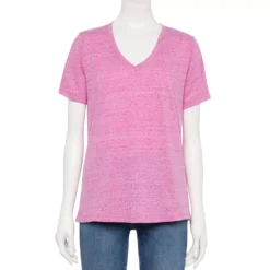 Women's Sonoma Goods For Life® Everyday V-Neck Tee -Outlet Clothiza Store 5485729 Dark Berry Texture