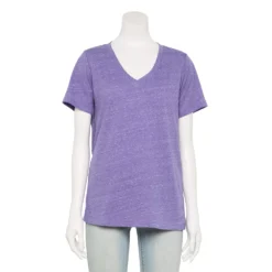 Women's Sonoma Goods For Life® Everyday V-Neck Tee -Outlet Clothiza Store 5485729 Grape Purple