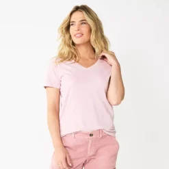 Women's Sonoma Goods For Life® Everyday V-Neck Tee -Outlet Clothiza Store 5485729 Lilac