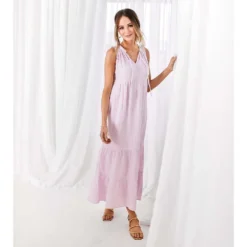 Women's Sonoma Goods For Life® x Lauren Lane Sleeveless Tiered Dress -Outlet Clothiza Store 5489837 ALT2