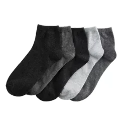 Women's Sonoma Goods For Life® 5 Pack Neutral Color Quarter Socks -Outlet Clothiza Store 5497542 ALT