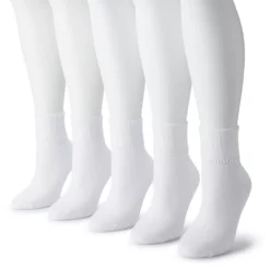 Women's Sonoma Goods For Life® 5-Pack Neutral Color Cuffed Crew Socks