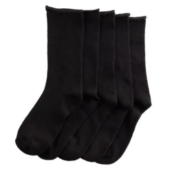 Women's Sonoma Goods For Life® 5-Pack Roll Top Crew Socks 11 Women's Sonoma Goods For Life® 5-Pack Roll Top Crew Socks -Outlet Clothiza Store 5497545 ALT