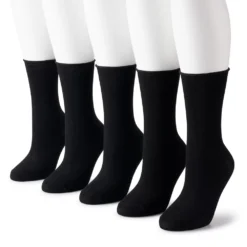 Women's Sonoma Goods For Life® 5-Pack Roll Top Crew Socks
