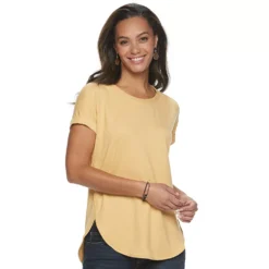 Women's Sonoma Goods For Life® Supersoft Dolman Tunic -Outlet Clothiza Store 5499245 Light Yellow