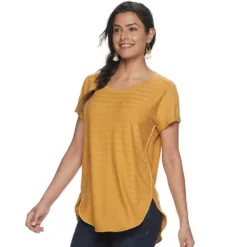 Women's Sonoma Goods For Life® Supersoft Dolman Tunic -Outlet Clothiza Store 5499245 Mustard