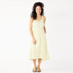 Women's Sonoma Goods For Life Tiered Midi Dress