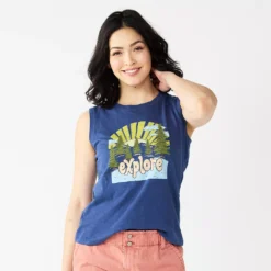 Women's Sonoma Goods For Life® Muscle Graphic Tank -Outlet Clothiza Store 5504455 Explore