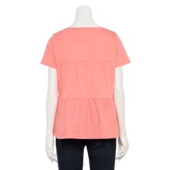 Women's Sonoma Goods For Life® Tiered V-Neck Top -Outlet Clothiza Store 5508144 ALT