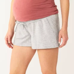 Maternity Sonoma Goods For Life® Under-The-Belly Lounge Shorts -Outlet Clothiza Store 5508928 Gray