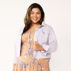 Plus Size Sonoma Goods For Life® Premium Over-Dyed Jacket