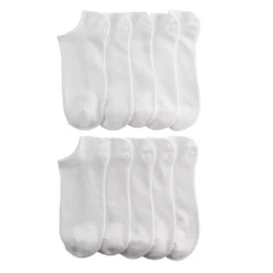 Women's Sonoma Goods For Life® 10-Pack No Show Marled Socks -Outlet Clothiza Store 5521589 White