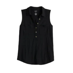 Women's Sonoma Goods For Life® Popover V-neck Utility Tank -Outlet Clothiza Store 5522895 ALT5