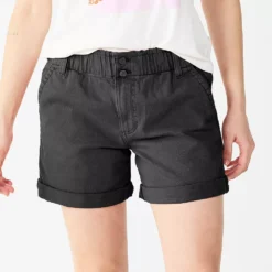 Women's Sonoma Goods For Life® Paperbag waist Denim Shorts -Outlet Clothiza Store 5523356 Maffei