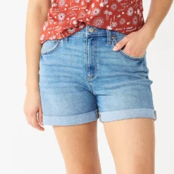 Women's Sonoma Goods For Life® Relaxed Rolled-Cuff Denim Shorts -Outlet Clothiza Store 5529294 Guerneville