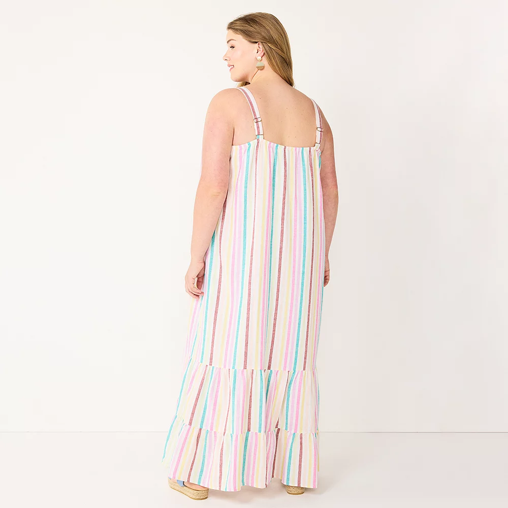Women's Sonoma Goods For Life® Tiered Maxi Dress 4 Women's Sonoma Goods For Life® Tiered Maxi Dress - Image 4