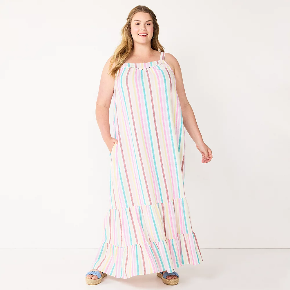 Women's Sonoma Goods For Life® Tiered Maxi Dress 3 Women's Sonoma Goods For Life® Tiered Maxi Dress - Image 3