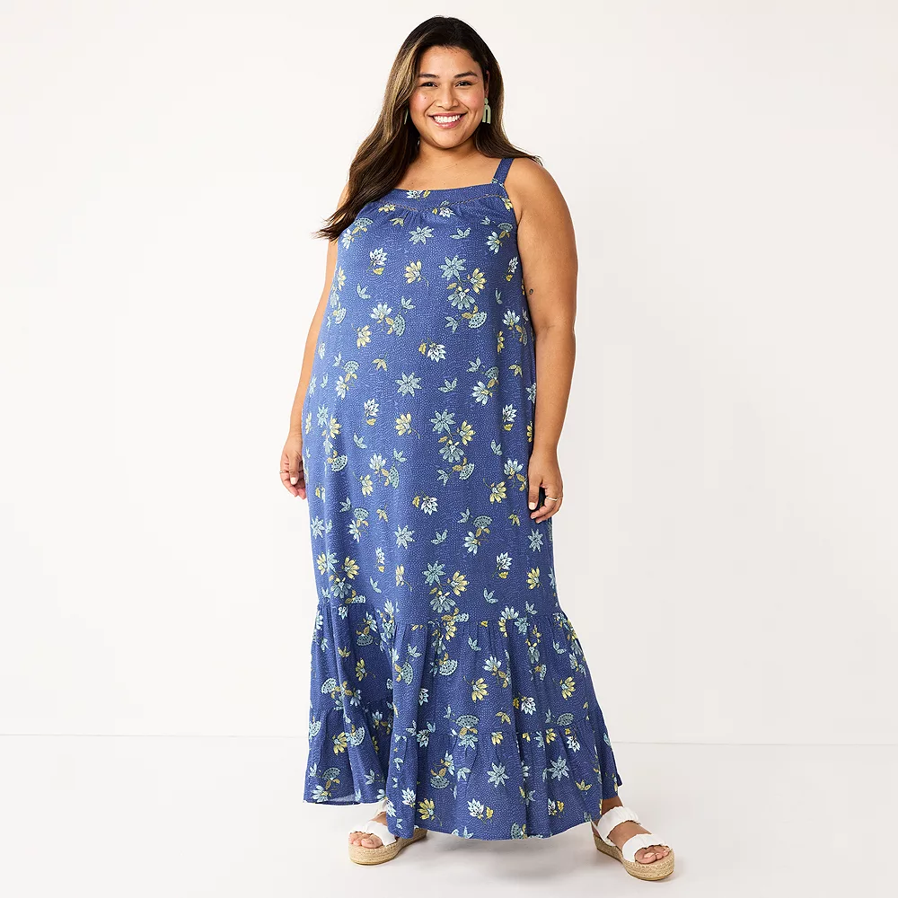 Women's Sonoma Goods For Life® Tiered Maxi Dress 2 Women's Sonoma Goods For Life® Tiered Maxi Dress - Image 2