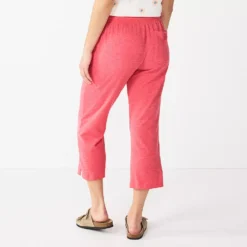 Women's Sonoma Goods For Life® Cropped Lightweight Lounge Pants -Outlet Clothiza Store 5545996 ALT