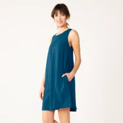 Women's Sonoma Goods For Life® Sleeveless Swing Dress -Outlet Clothiza Store 5546448 Navy