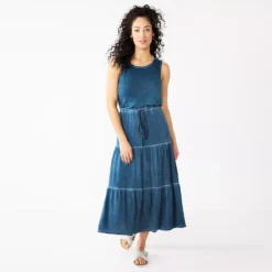 Women's Sonoma Goods For Life® Tiered Maxi Tank Dress
