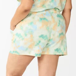 Plus Size Sonoma Goods For Life® Drawstring Fleece Shorts -Outlet Clothiza Store 5549511 ALT