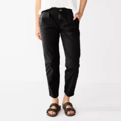 Women's Sonoma Goods For Life® High-Rise Utility Capris -Outlet Clothiza Store 5550937 Pitch Black