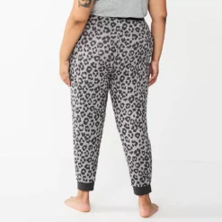 Plus Size Sonoma Goods For Life® Essential Banded Bottom Pajama Pants -Outlet Clothiza Store 5553692 ALT
