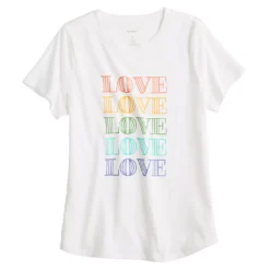 Women's Sonoma Goods For Life® Pride Graphic Tee -Outlet Clothiza Store 5557701 ALT5