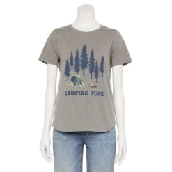 Women's Sonoma Goods For Life® Summer Graphic Tees -Outlet Clothiza Store 5558324 Camping Time