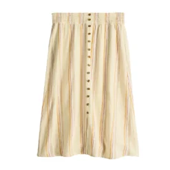 Women's Sonoma Goods For Life® Button Front Midi Skirt -Outlet Clothiza Store 5568135 ALT5