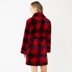 Women's Sonoma Goods For Life® Short Plush Robe -Outlet Clothiza Store 5574694 ALT