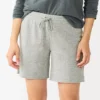 Petite Sonoma Goods For Life® Cutoff Bermuda Sweat Shorts