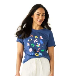 Women's Sonoma Goods For Life® Hangul & Abstract Shapes Graphic Tee